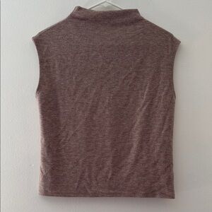 a new day Women's Sleeveless Mock Neck Top - Brown